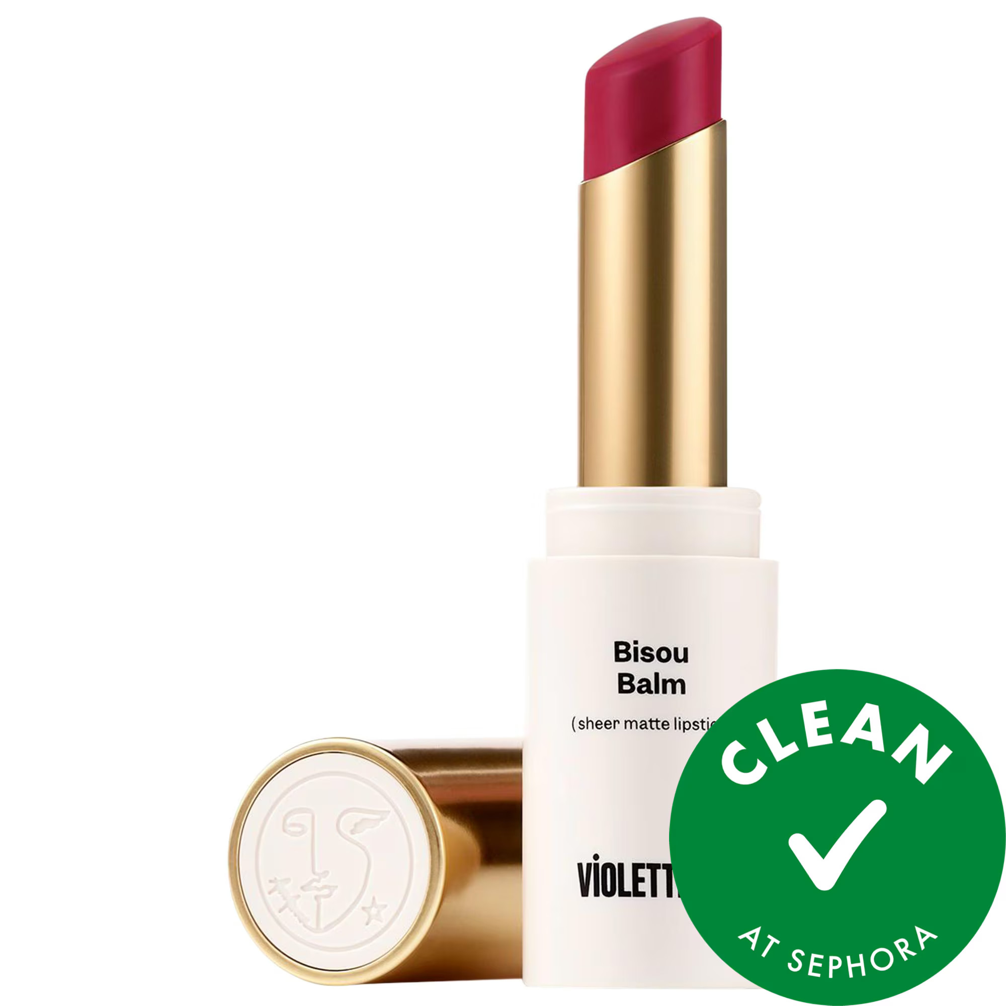 VIOLETTE_FR BISOU BALM Sheer Matte Lipstick Sucette 0.08 oz / 2.5 g | Sephora (US)