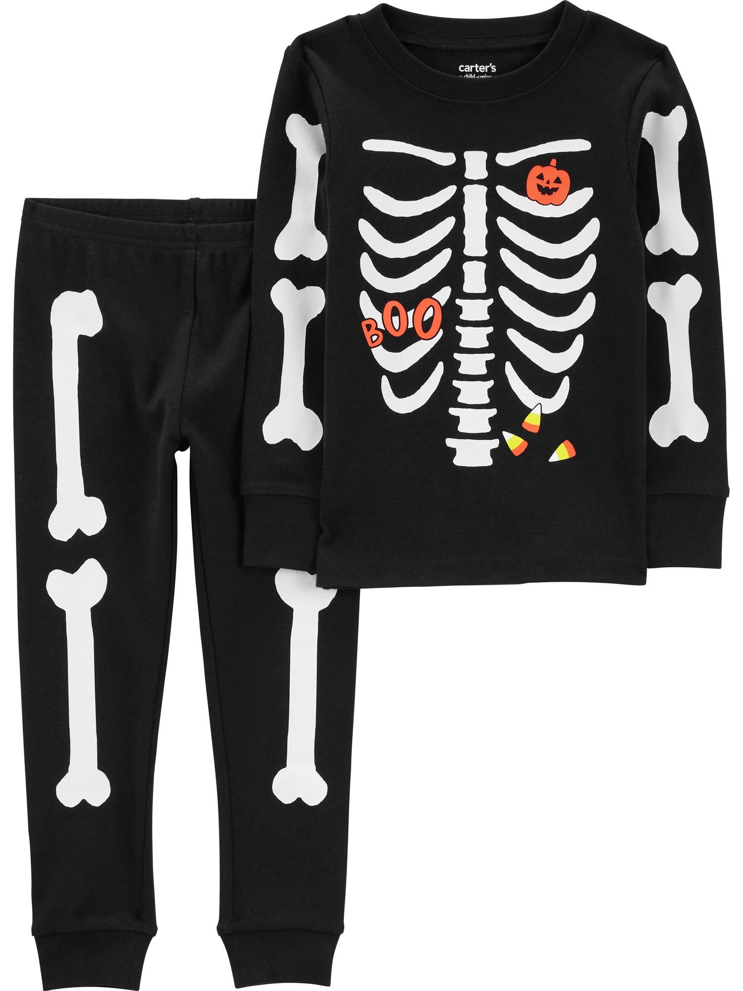 Carter's Child of Mine Toddler Halloween Pajama Set, 2-Piece, Sizes 12M-5T - Walmart.com | Walmart (US)