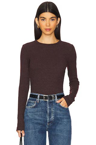 AGOLDE Delphi Slim Tee in Raisin from Revolve.com | Revolve Clothing (Global)