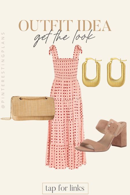 Outfit Idea get the look 🙌🏻🙌🏻

Summer fashion, earrings, purse 
Summer dress

#LTKitbag #LTKstyletip #LTKshoecrush