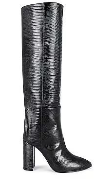 TORAL Tall Leather Boot in Black from Revolve.com | Revolve Clothing (Global)