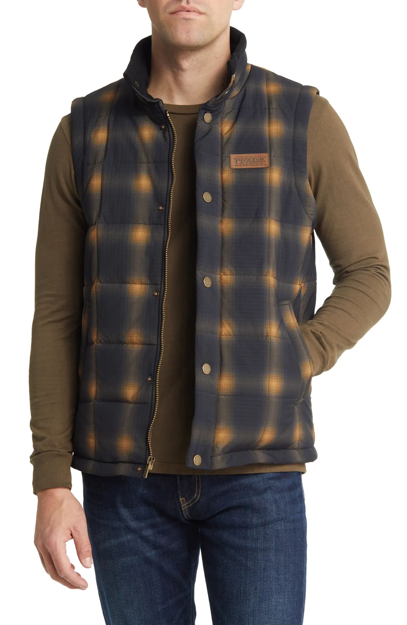 Cody Plaid Quilted Vest | Nordstrom