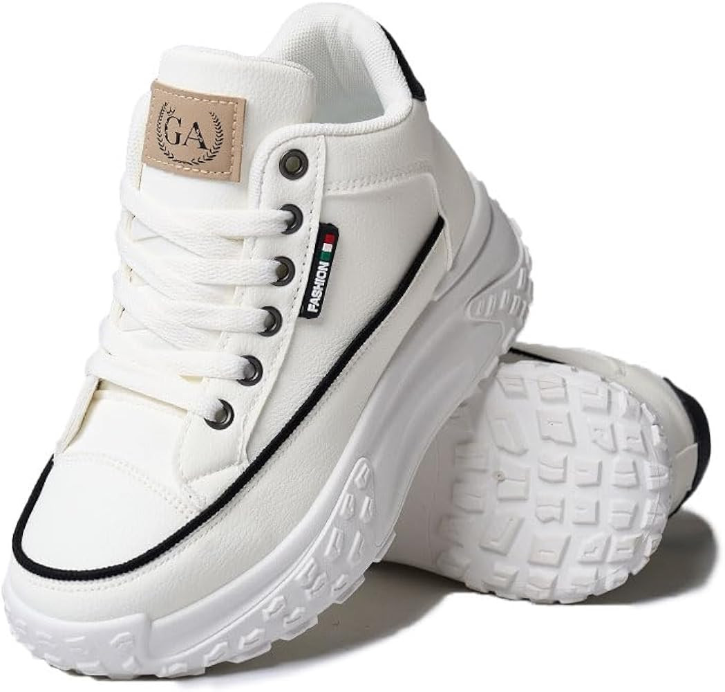 Chunky Sneakers for Women,Platform White Mesh Dad Walking Shoes,Comfortable Breathable Casual Fas... | Amazon (US)