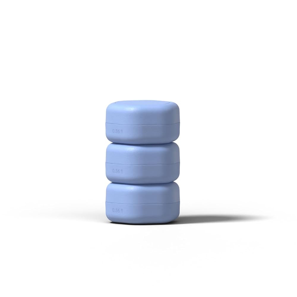 Cadence Travel Containers Basic Skincare Set - Magnetic Containers with Lids,Carry On Travel Esse... | Amazon (US)