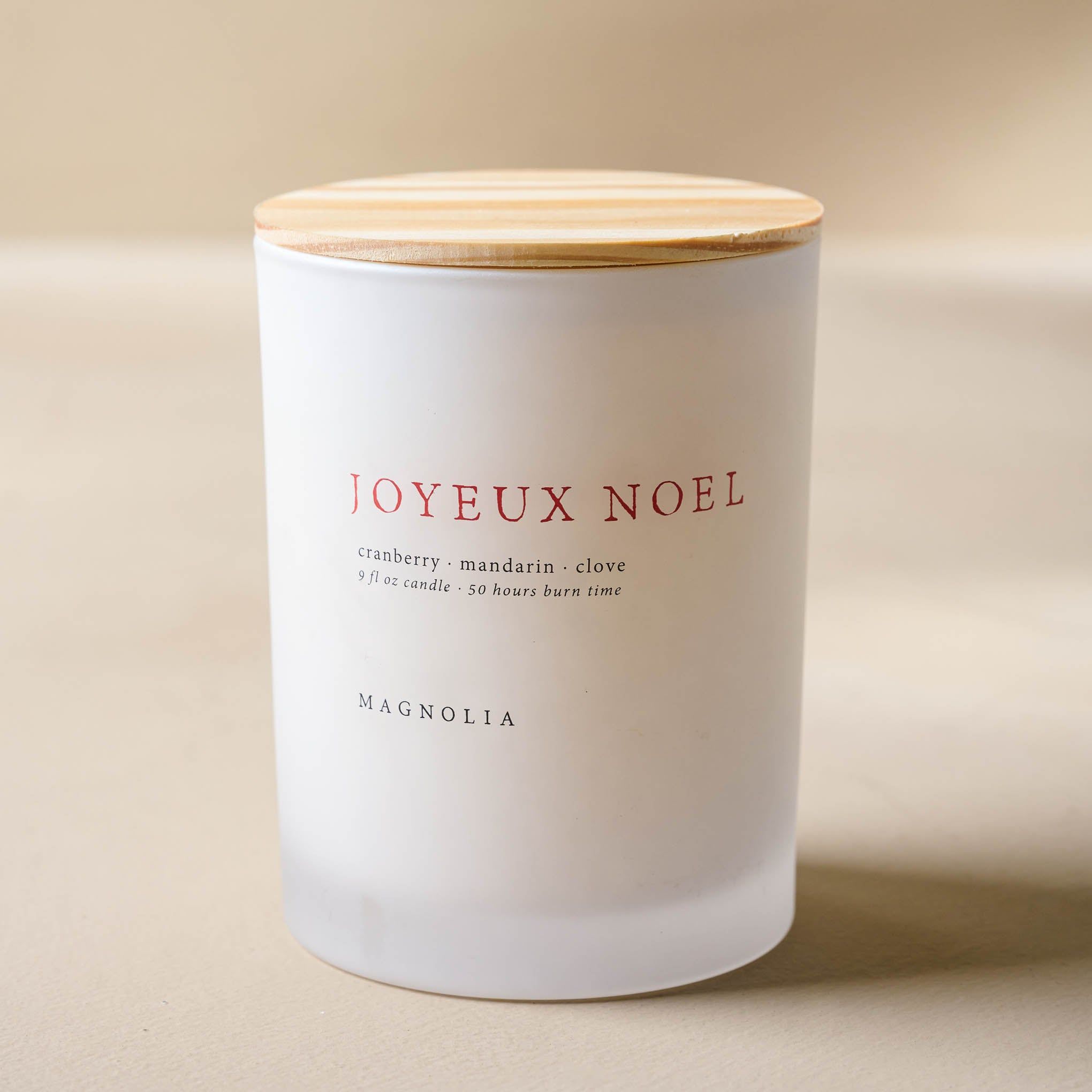 Magnolia Joyeux Noel Candle | Magnolia