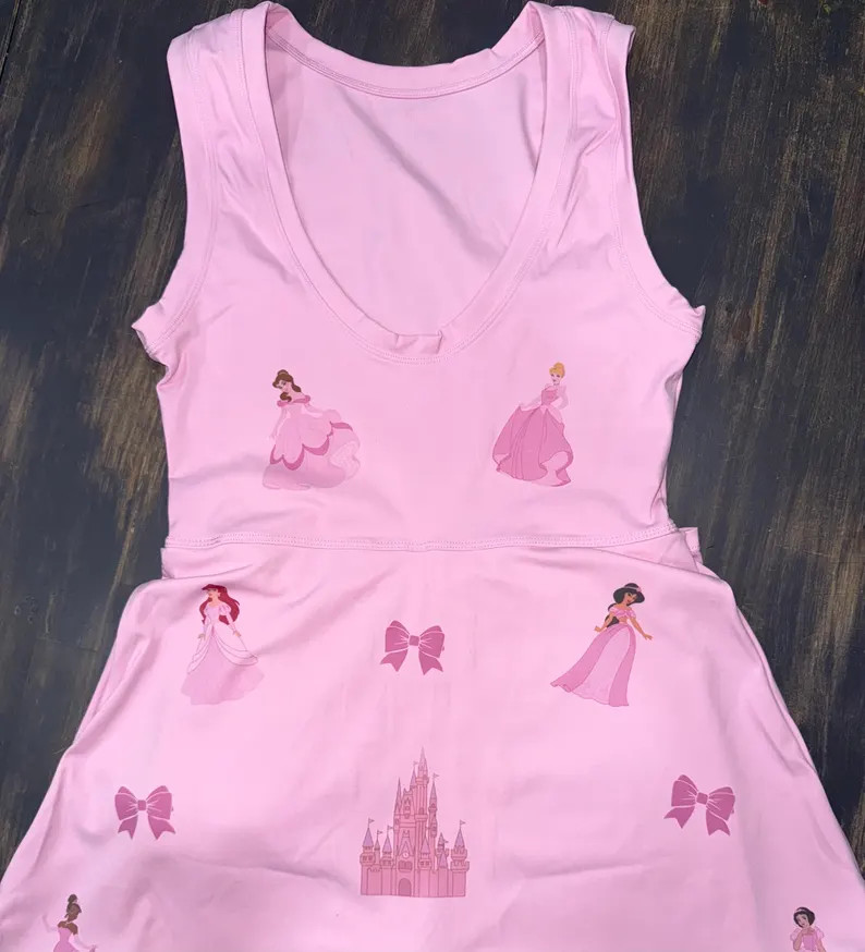 Disney Tennis Dress, Disney Outfit for Women, Princess Athletic Dress - Etsy | Etsy (US)