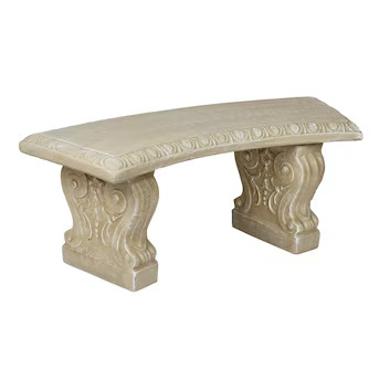 43-in W x 16-in H Desert Sand Garden Bench | Lowe's