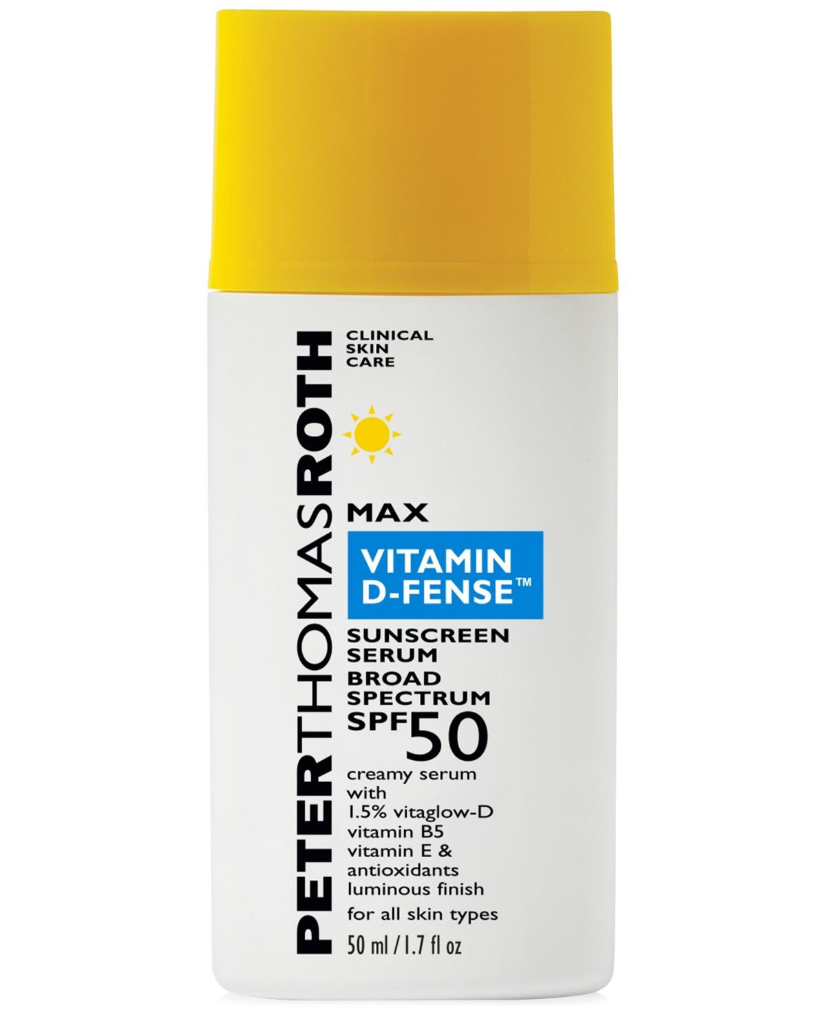 Peter Thomas Roth Max Vitamin D-Fense Sunscreen Spf 50, 1.7 oz. | Macys (US)