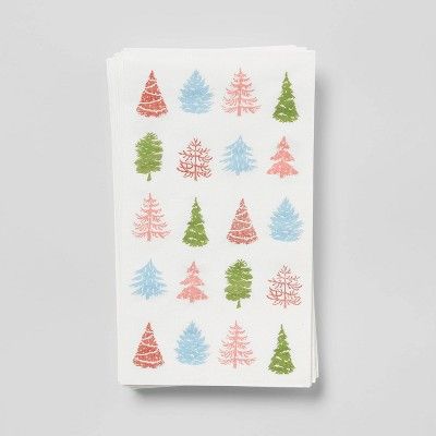 16ct Paper Evergreen Forest Dinner Napkins - Threshold&#8482; | Target