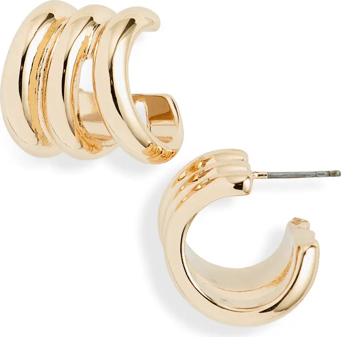 Open Edit Triple Hoop Earrings | Nordstrom | Nordstrom