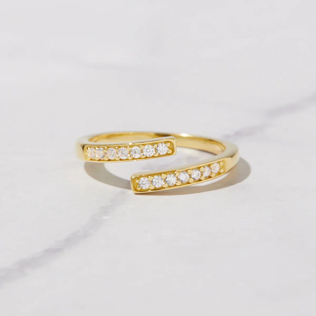 Spiral Studded Ring | Sami Jewels