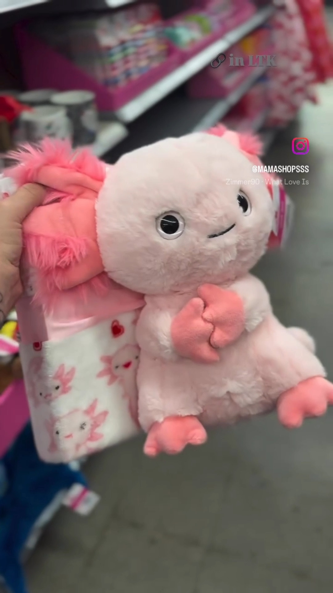 My daughter is going to LOVE this 😍🩷 

Axolotl Plush with Blanket, Pink, 35" x 47", Valentine's Day by Way To Celebrate

#LTKGiftGuide #LTKSeasonal #LTKKids