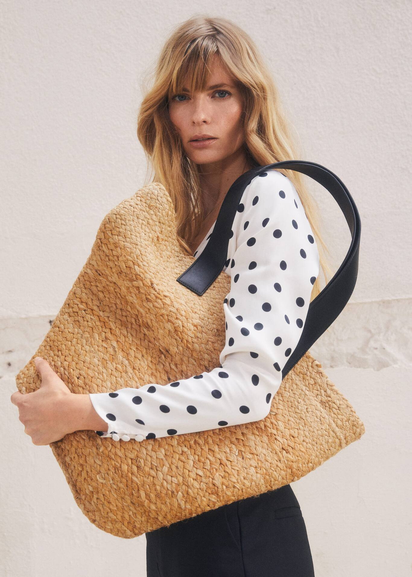 Jute shopper bag | MANGO (US)