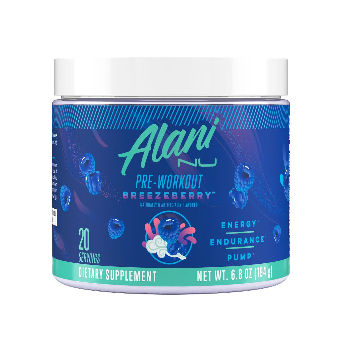 Alani Nutrition Pre-Workout Energy Supplement - Breezeberry - 6.8oz | Target