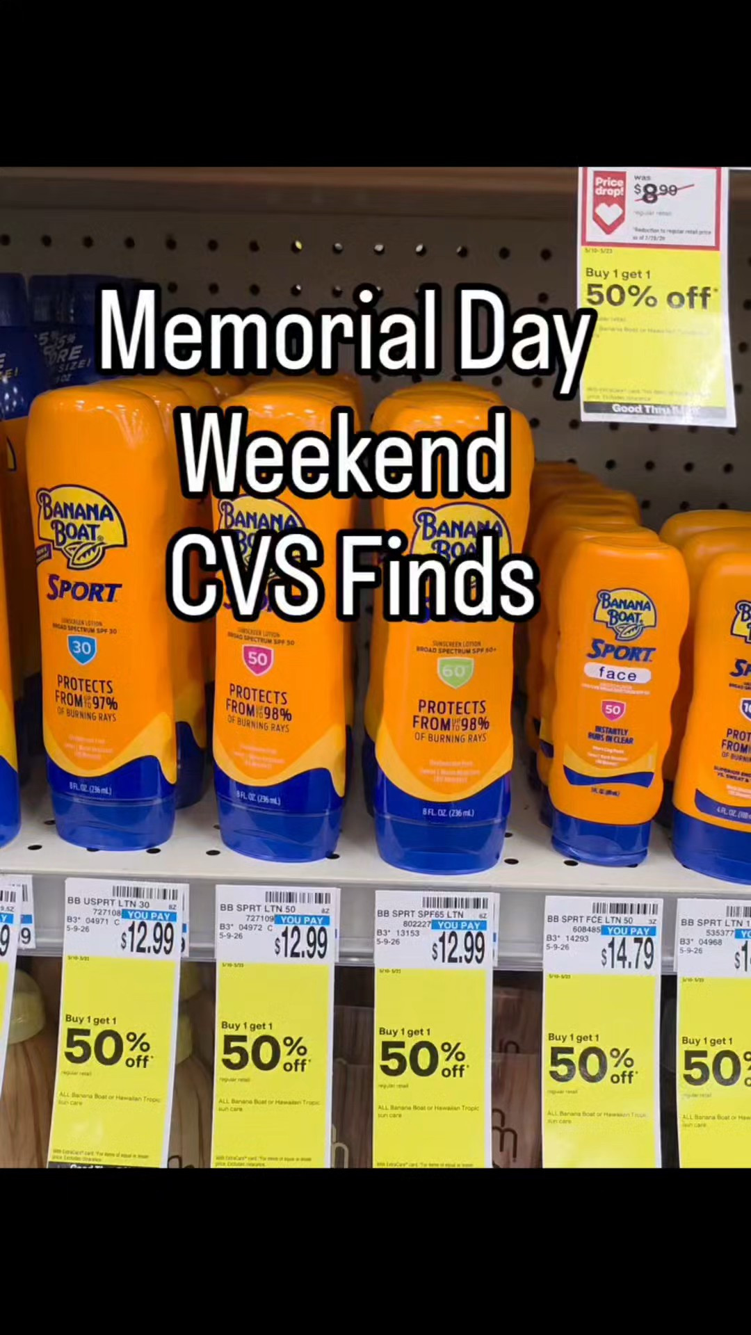 You walked into CVS for “one thing” and left ready for summer ☀️🛍️ Memorial Day deals on sunscreen, beauty, and all the summer essentials are TOO good to pass up ✨ #CVSHaul #SummerShopping #SPFObsessed #WomenOver40Style

#LTKBeauty #LTKSaleAlert #LTKSeasonal