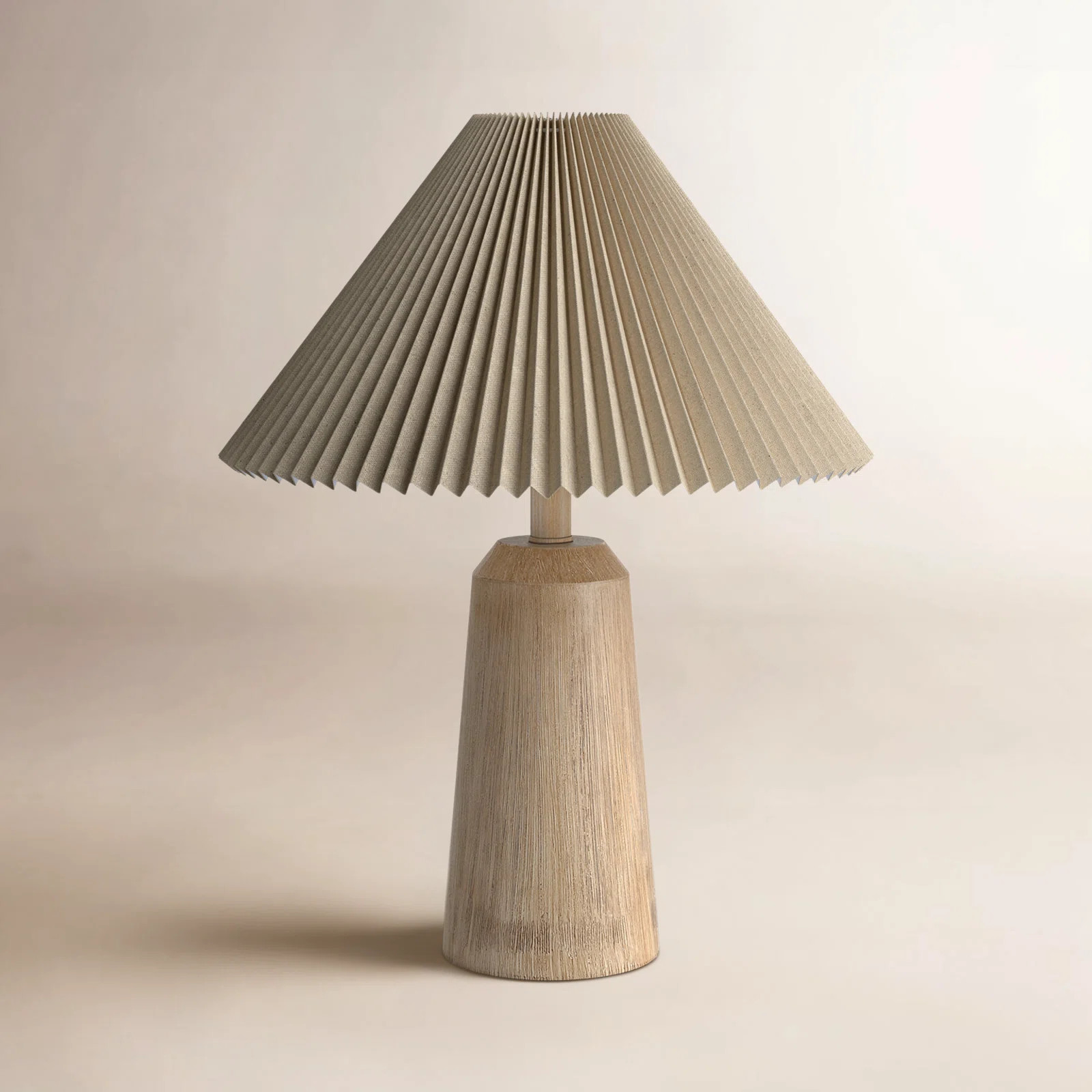 Anirudh 20.5" Rustic Scandinavian Resin/Iron Lighthouse LED Table Lamp with Pleated Shade | Wayfair North America