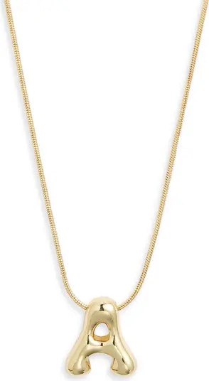 Bubble Initial Pendant Necklace | Nordstrom