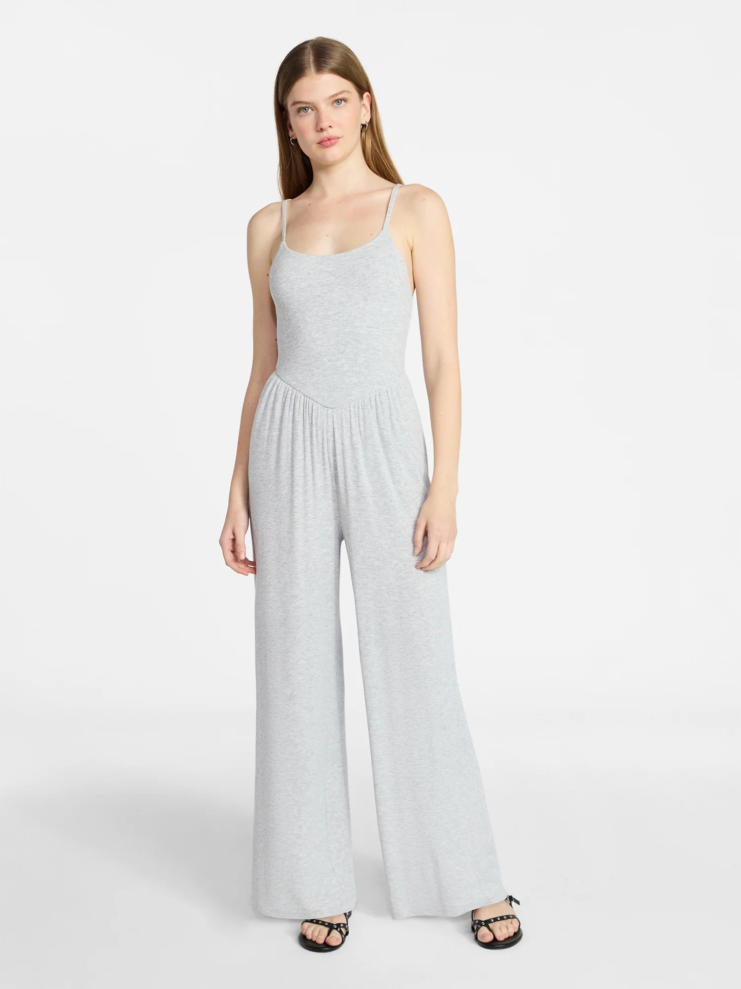 No Boundaries Sleeveless Cami Jumpsuit, Women's XXS-XXL | Walmart (US)