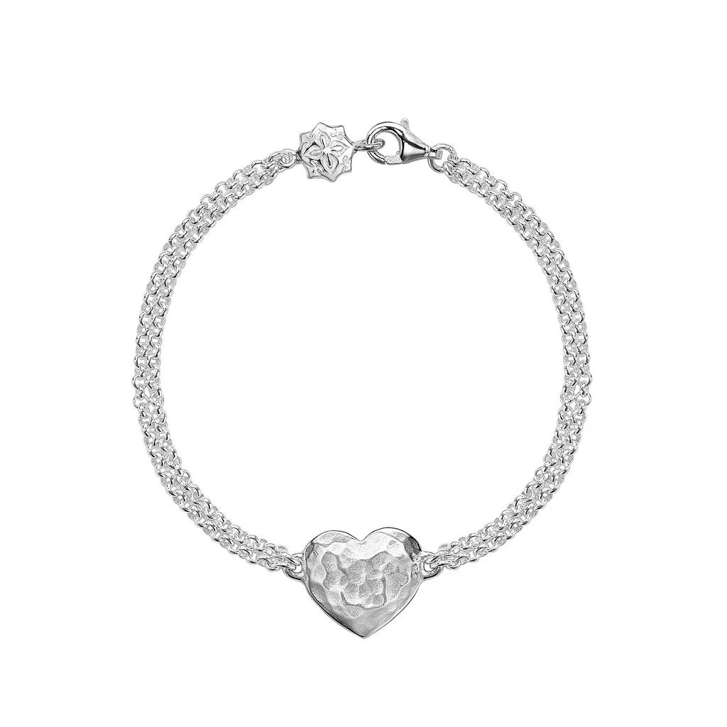 Engravable Heart Chain Bracelet | Dower & Hall