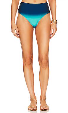 PatBO X Alessandra Ambrioso Ombre High Waist Bikini Bottom in High Tide from Revolve.com | Revolve Clothing (Global)