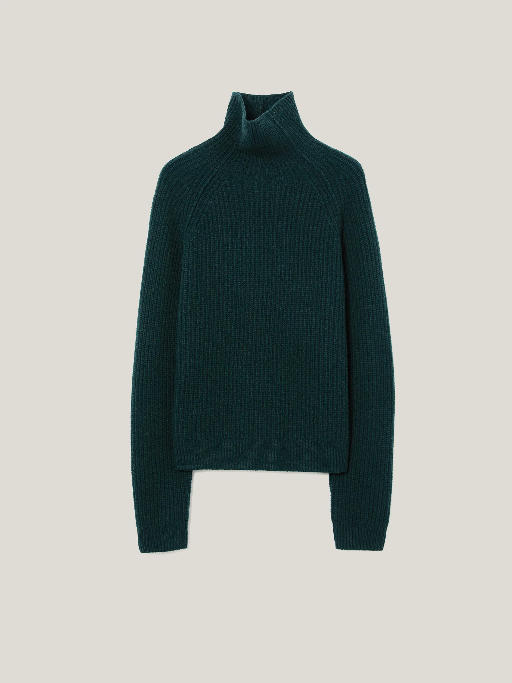 Fishermans Rib Jumper | Green | Jigsaw (UK)