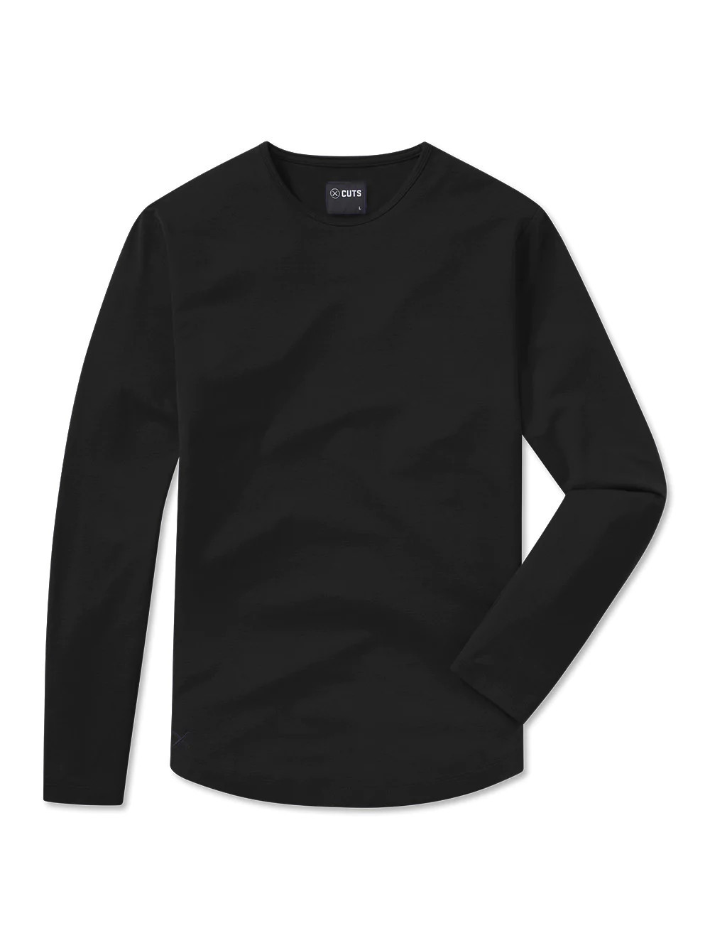 AO Long Sleeve Curve-Hem Tee | Cuts Clothing
