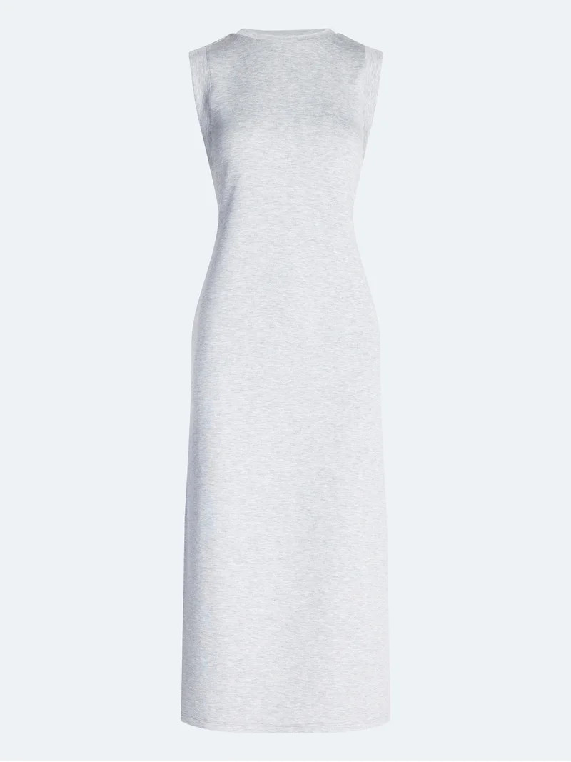 Scoop Women's and Women's Plus Scubaknit Sleeveless Maxi Dress, Sizes XS-4X | Walmart (US)