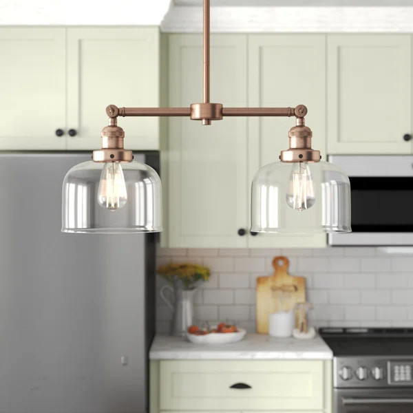 Frederica 2 - Light Kitchen Island Linear Pendant | Wayfair Professional