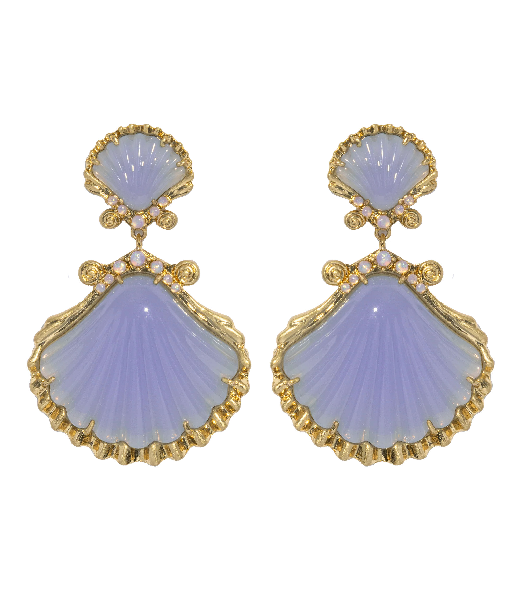 Aegean Shell Earrings | Loren Hope Designs