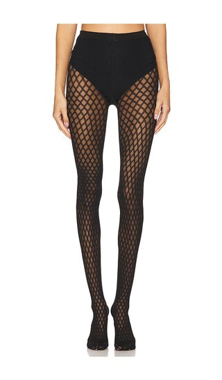Sylvie Tights in Black & Black | Revolve Clothing (Global)
