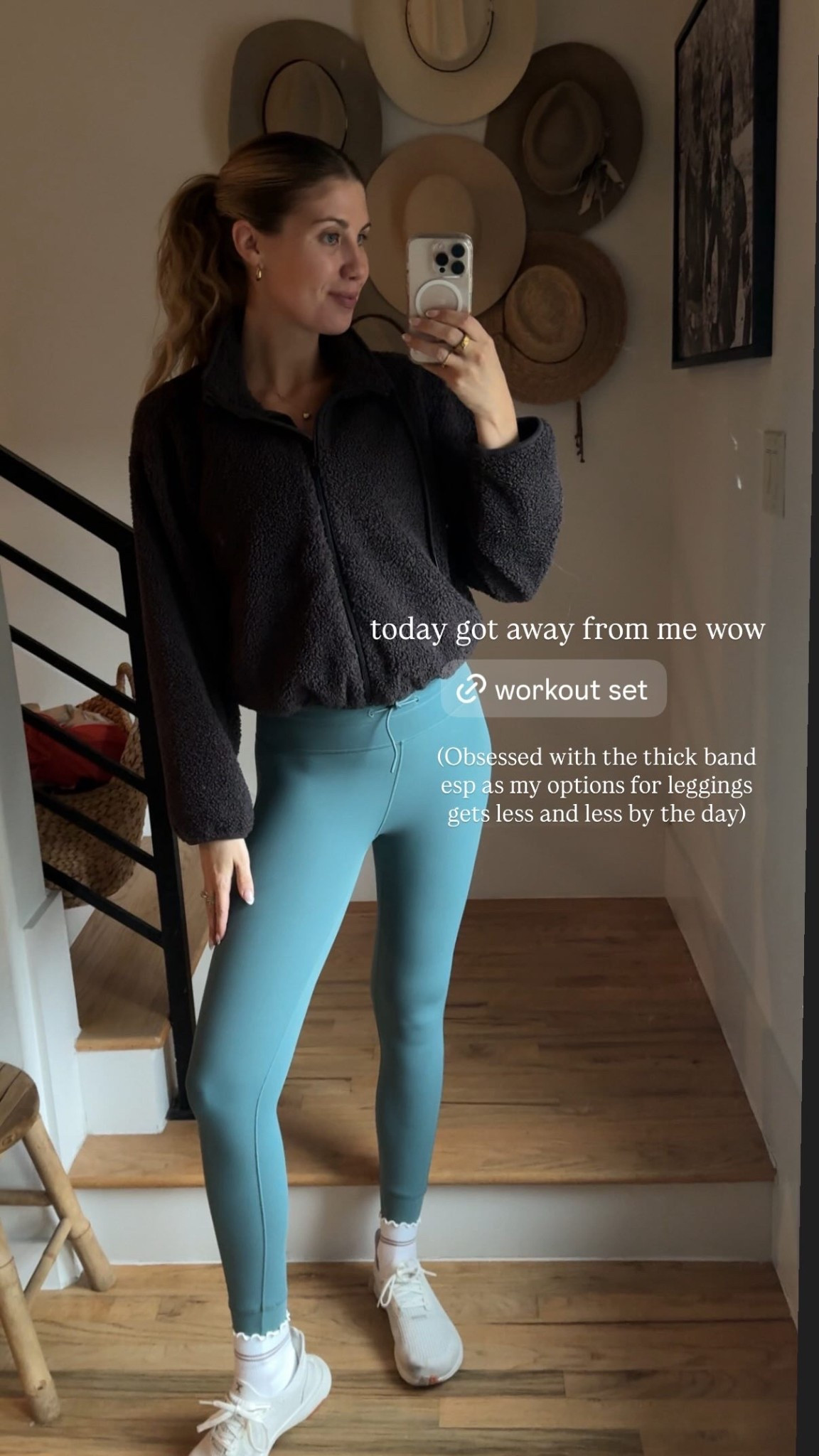 Today’s workout set! Obsessed with the thick band esp as my options for leggings gets less and less by the day  

#LTKActive #LTKootd #LTKfitnessgoals