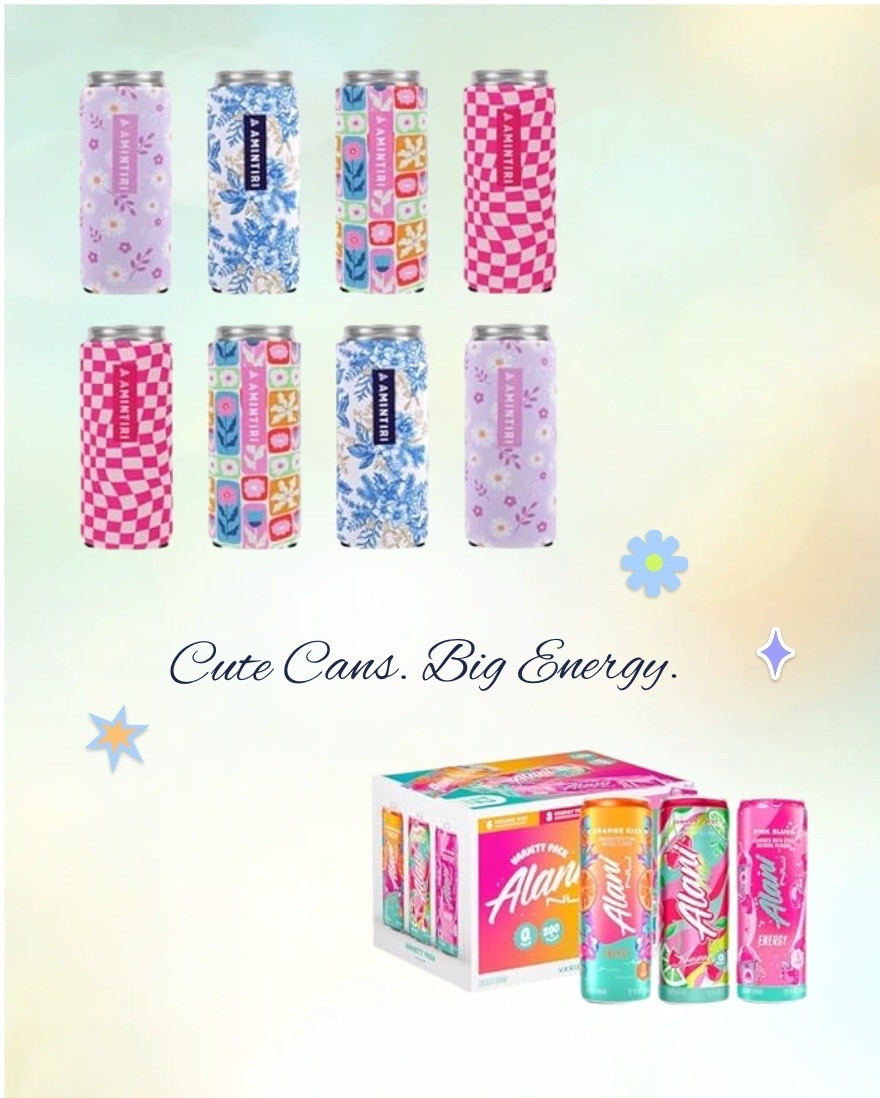 These cute slim can sleeves make my favorite Alani drinks even better 💗 Variety pack + the cutest holders. Tap to shop!

#LTKFinds #LTKUnder50 #LTKFitness #LTKWellness #AmazonFinds #AmazonFavorites #AmazonMustHaves #AmazonDeals #TikTokMadeMeBuyIt #EnergyDrink #AlaniNu #GymEssentials #CuteFinds #SummerEssentials #DailyEssentials