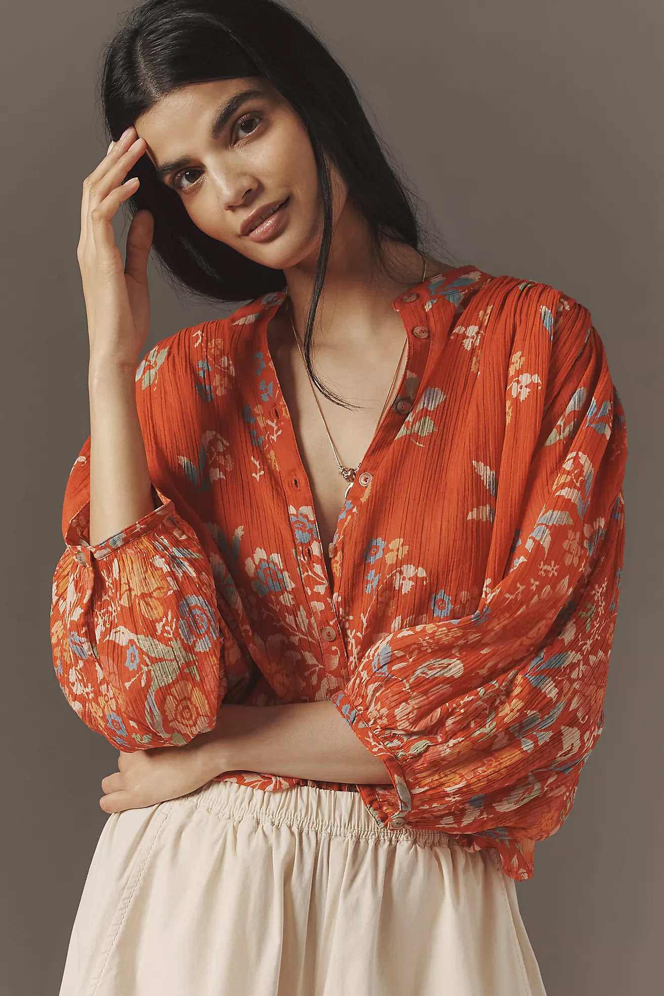 The Sidney Batwing Blouse by Pilcro: Shrunken Edition | Anthropologie (US)