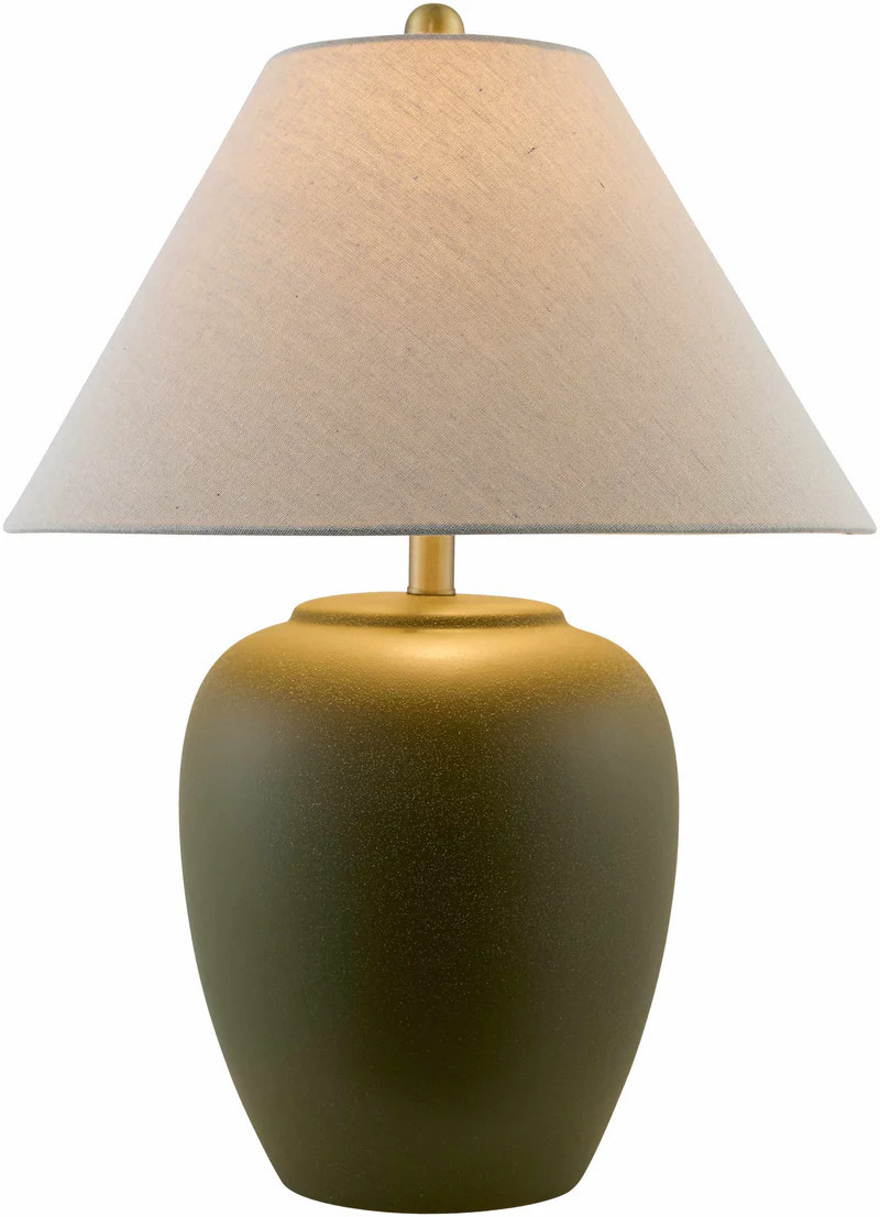 Turkestan Green Table Lamp | Boutique Rugs