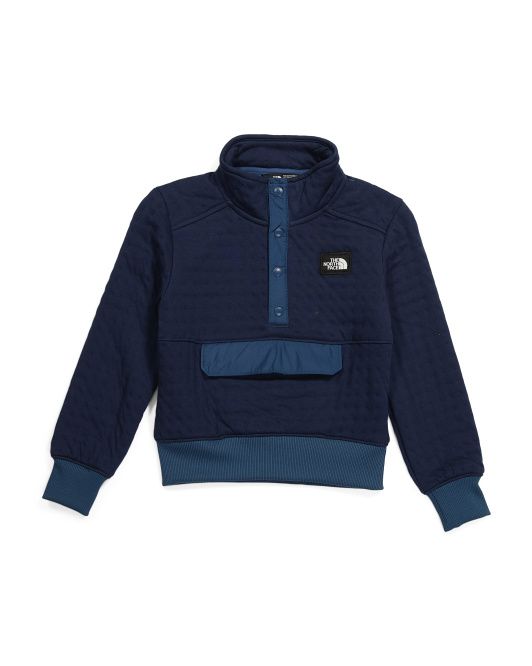 Big Boys Edgewater Quilted Quarter Snap Pullover | TJ Maxx