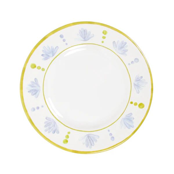 Athena Melamine Dinner Plate, Blue and Green | The Avenue