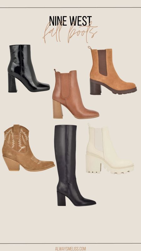 Super cute fall boots from Nine West. They could be dressed up or dressed down. Love the variety of textures on boots this season! You can’t go wrong with a classic black bootie or an adorable tan pair. 

Fall boots
Bootie
Fall shoes


#LTKstyletip #LTKshoecrush #LTKSeasonal