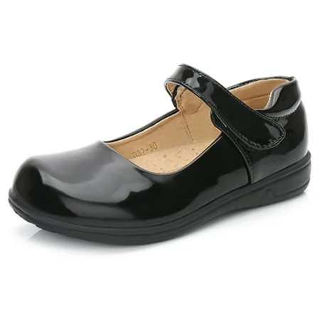 DADAWEN Girls Black School Uniform Dress Shoes Mary Jane Flats for Little Kid Size 11 Little Kid | Walmart (US)