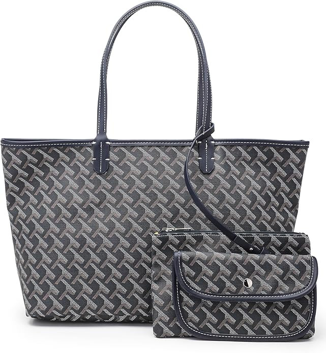 Women's Puffer Tote Handbags Purse Sets for Women Large Leather Clutch Dupes Hobo Shoulder Bag fo... | Amazon (US)