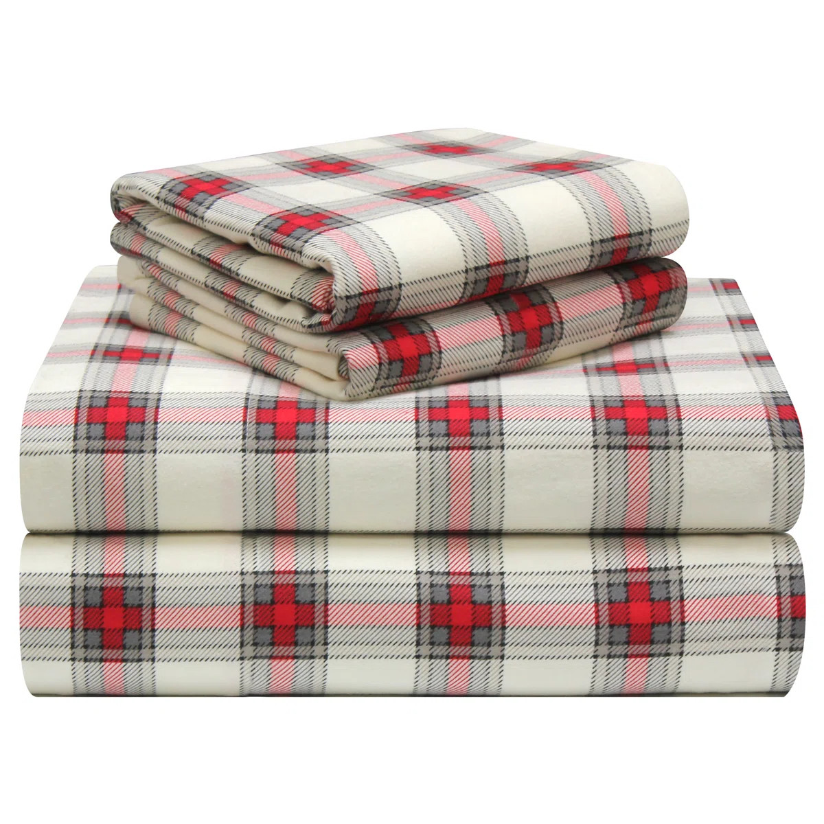 Flannel Plaid Sheet Set | Wayfair North America