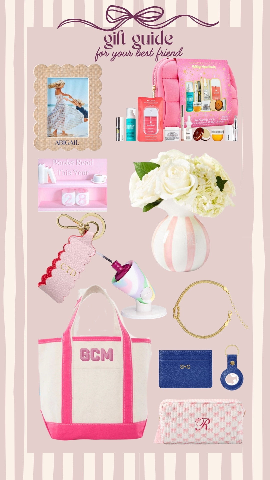 Gift ideas for your best friend🩷

Gift guide, gifts for her, gifts for wife, gifts for mom, Christmas gifts 

#LTKFindsUnder100 #LTKGiftGuide #LTKHoliday