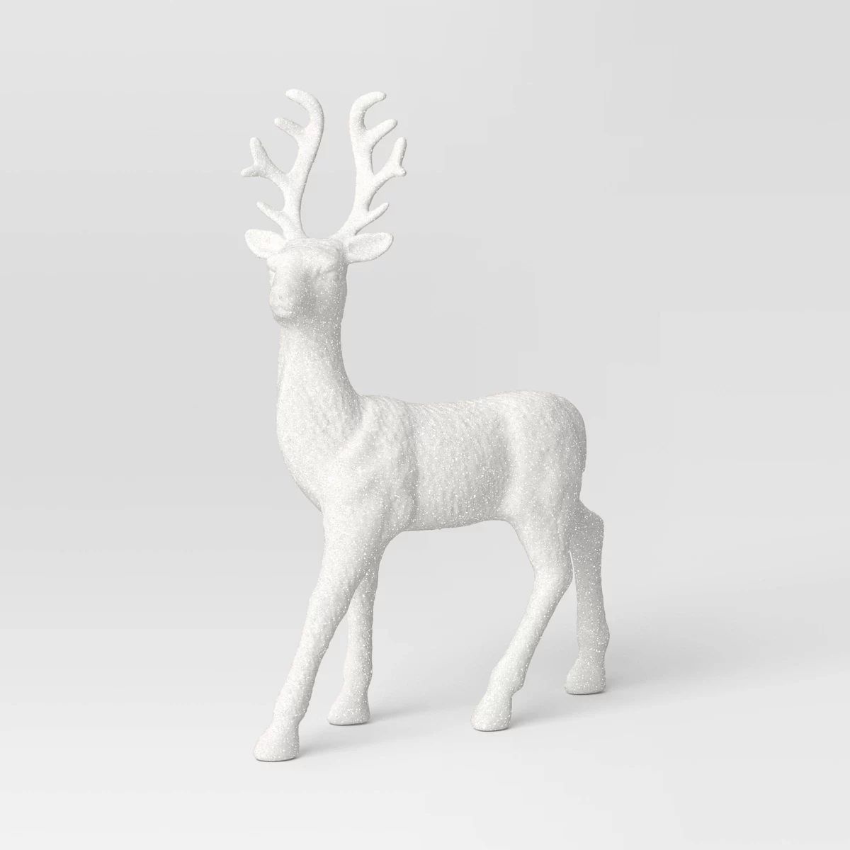 Glittered Deer Christmas Animal Sculpture - Wondershop™ | Target