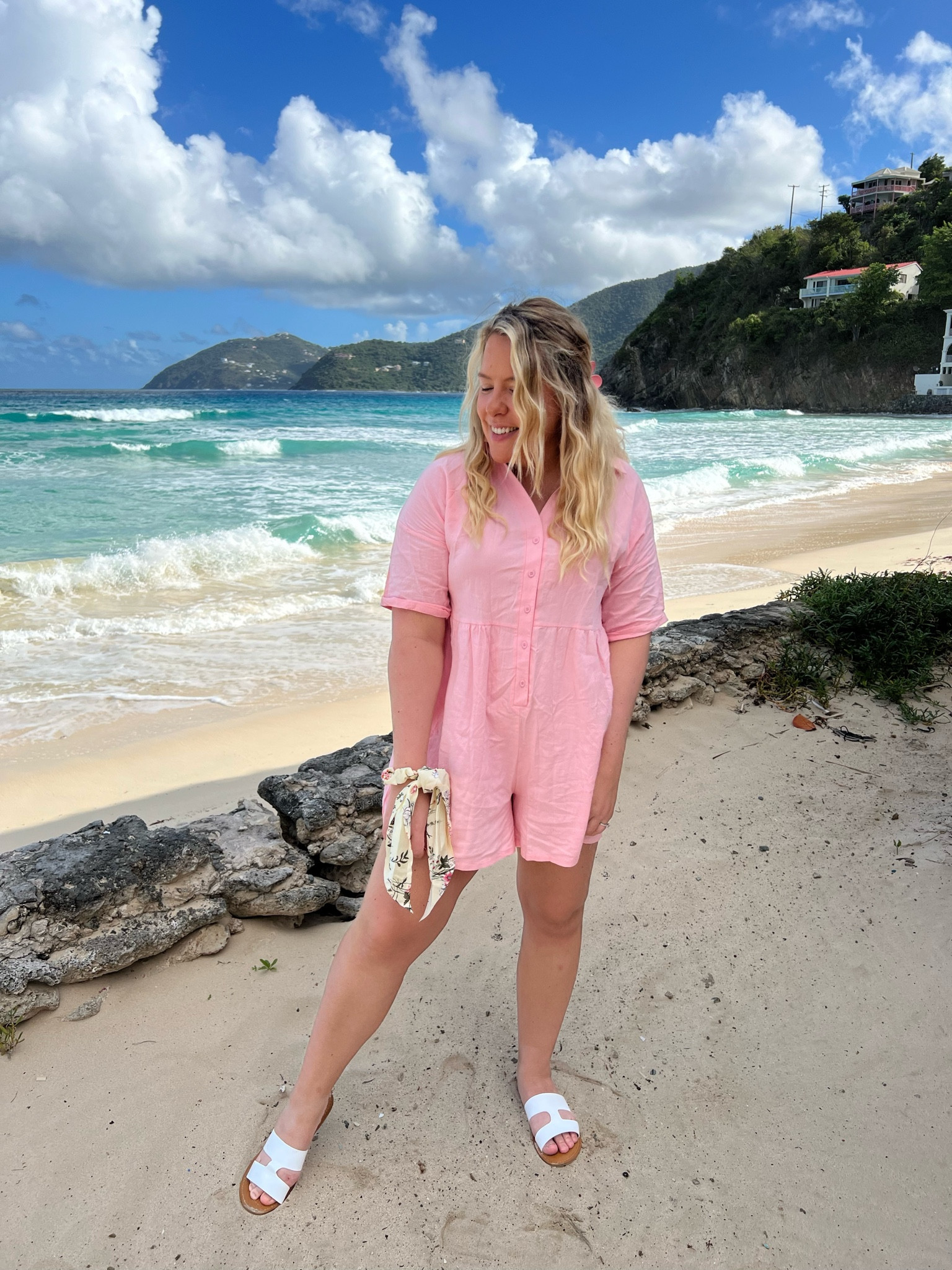 Loved this romper I packed for the beach! Vacation outfits, resort wear, spring break outfit, beach outfit, Amazon fashion, Amazon finds 

#LTKstyletip #LTKtravel #LTKunder50