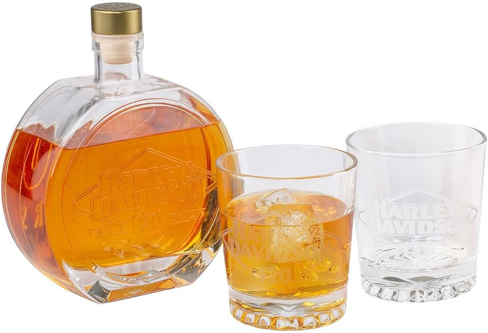Harley-Davidson 120th Anniversary Decanter/Whiskey Glasses Set - Limited Edition | Amazon (US)