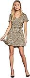 cupcakes and cashmere Women's Lenna Leopard Print Wrap Dress, Dusty Olive, Small | Amazon (US)