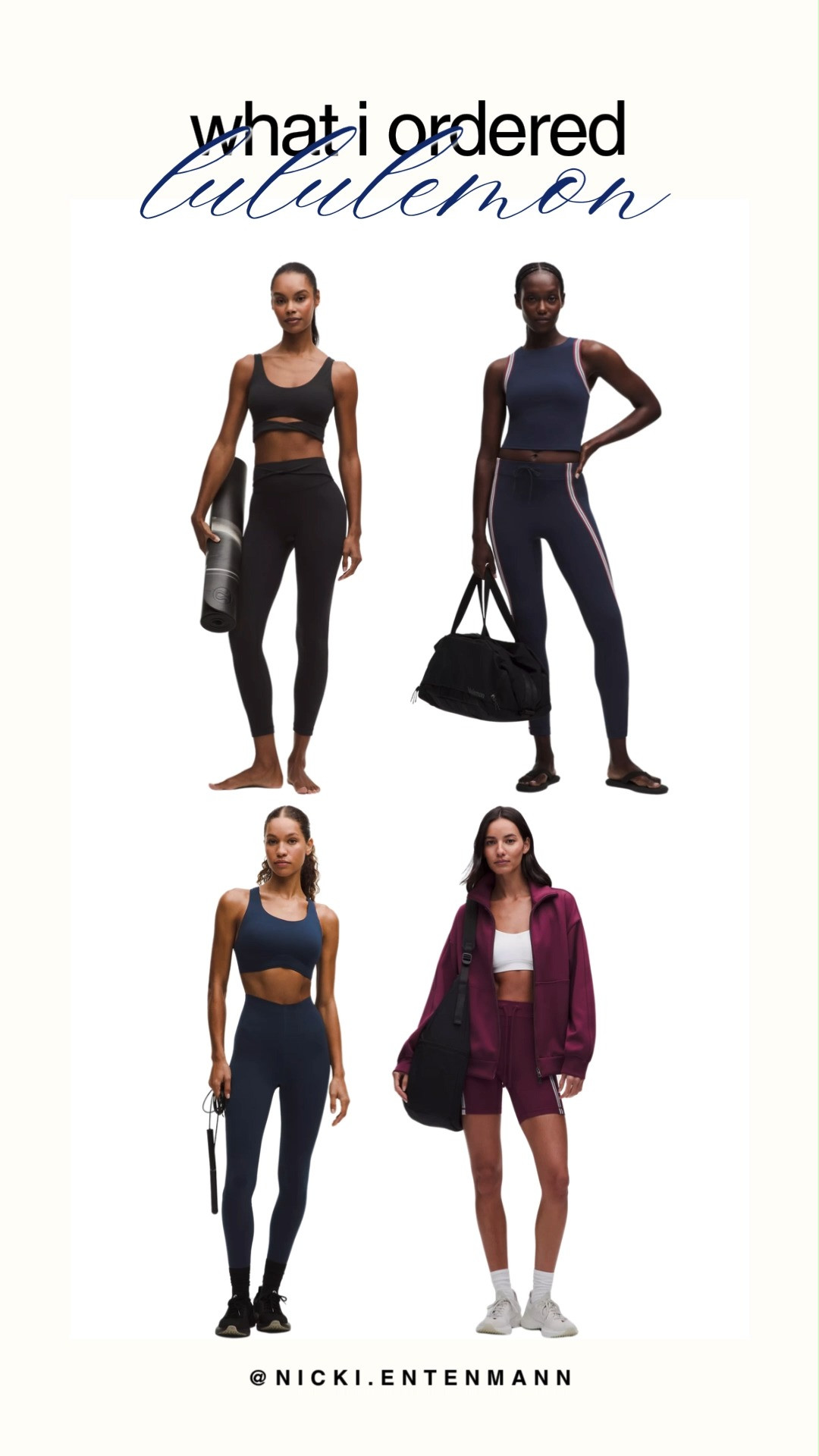 Here is a chic Lululemon haul overview for fall. This order features versatile activewear pieces in deep navy, dark teal, black, and maroon tones. It delivers high-performance style perfect for autumn workouts and casual daily wear.

#lululemon #lululemonhaul #whatiordered #activewear #athleisure #fallfitness #workoutstyle 

 #LTKootd #LTKfitnessgoals #LTKActive