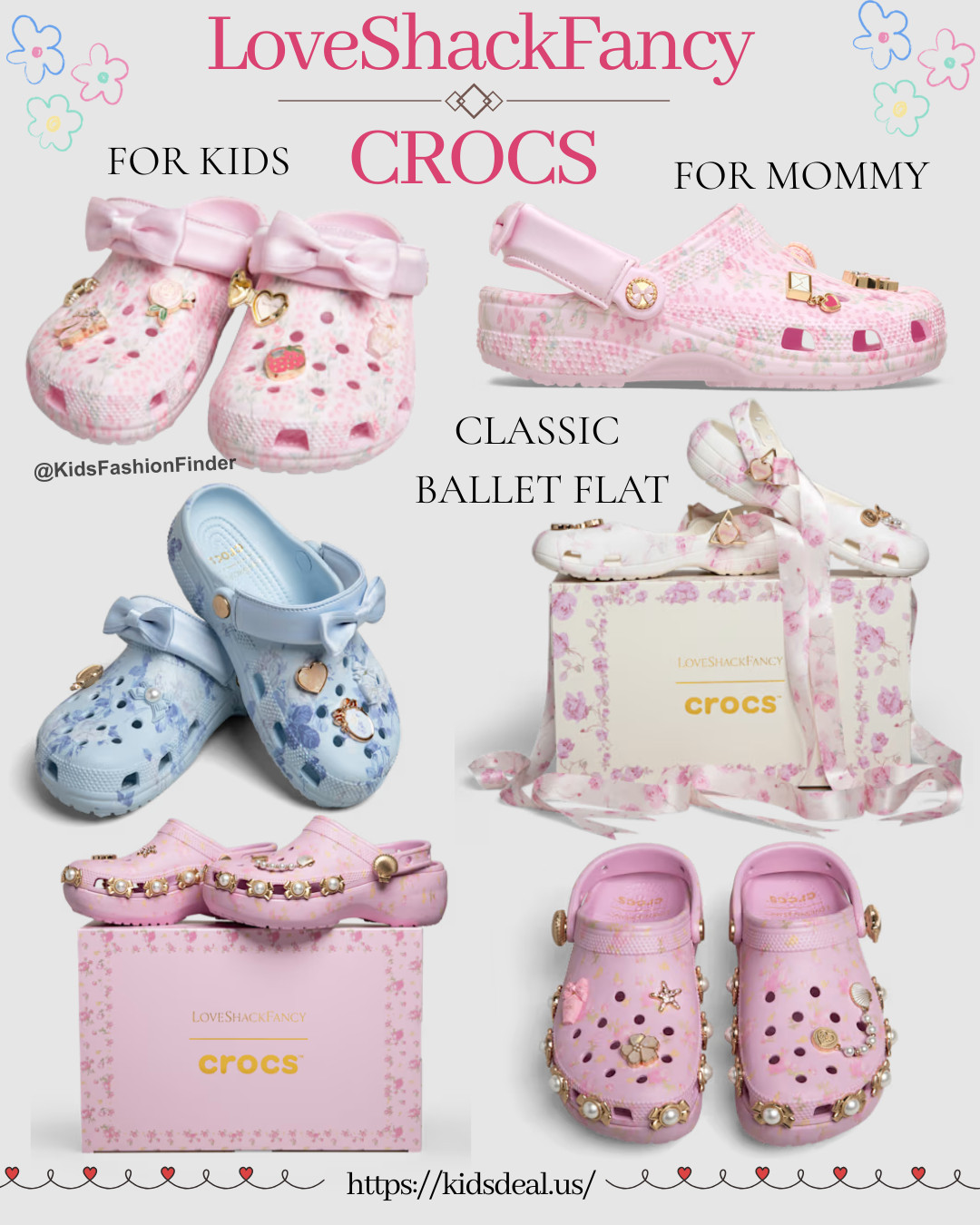 LoveShackFancy x Crocs 🌸✨

Limited edition collab drops March 5 🗓️

Featuring LoveShackFancy’s signature vintage floral vibes 💕
Comes with exclusive 3D Jibbitz™ charms 🌼

Sweet, dreamy & totally collectible 💗

#lovesackfancy #crocs #crocsstyle #limitededition #shoedrop #momfinds 

 

#LTKmomlife #LTKTravel #LTKKids