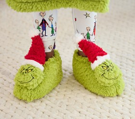 Dr. Seuss's The Grinch™ Kid Slippers | Pottery Barn Kids