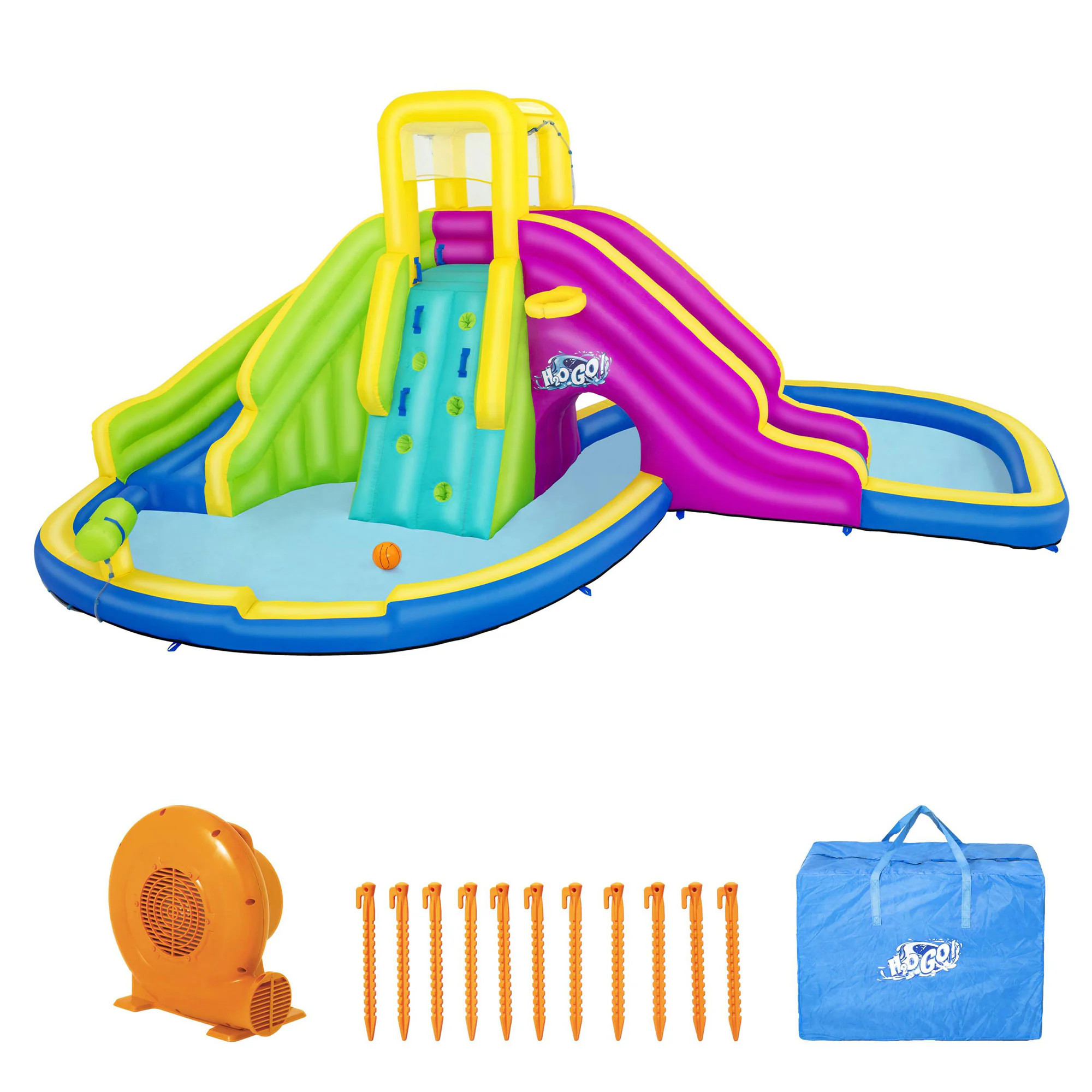 Bestway Funfinity Splash Inflatable slide Polyester one_size | 270180 | Lowe's