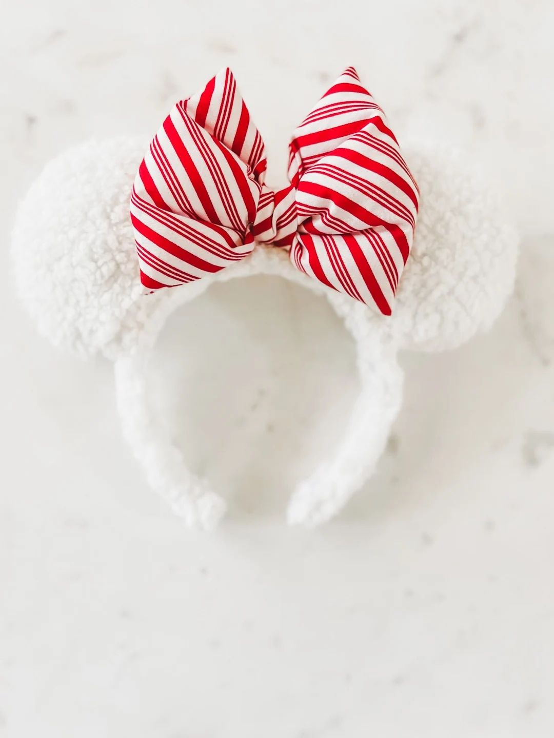 Candy Cane Sherpa Ears | Etsy (US)